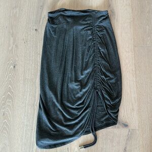 Anthropologie grey charcoal skirt (size Small)